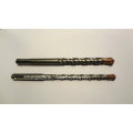 Brocas de martelo SDS com acabamento de jato de areia de dupla flauta